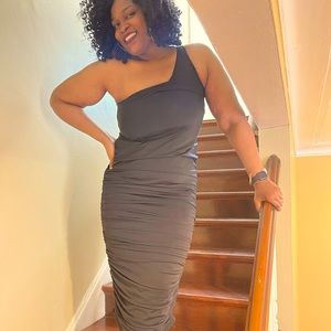 One shoulder dress from Shein! Never worn out, just to try on!